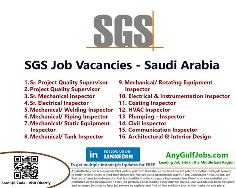SGS Jobs in Alabang (2023) .
